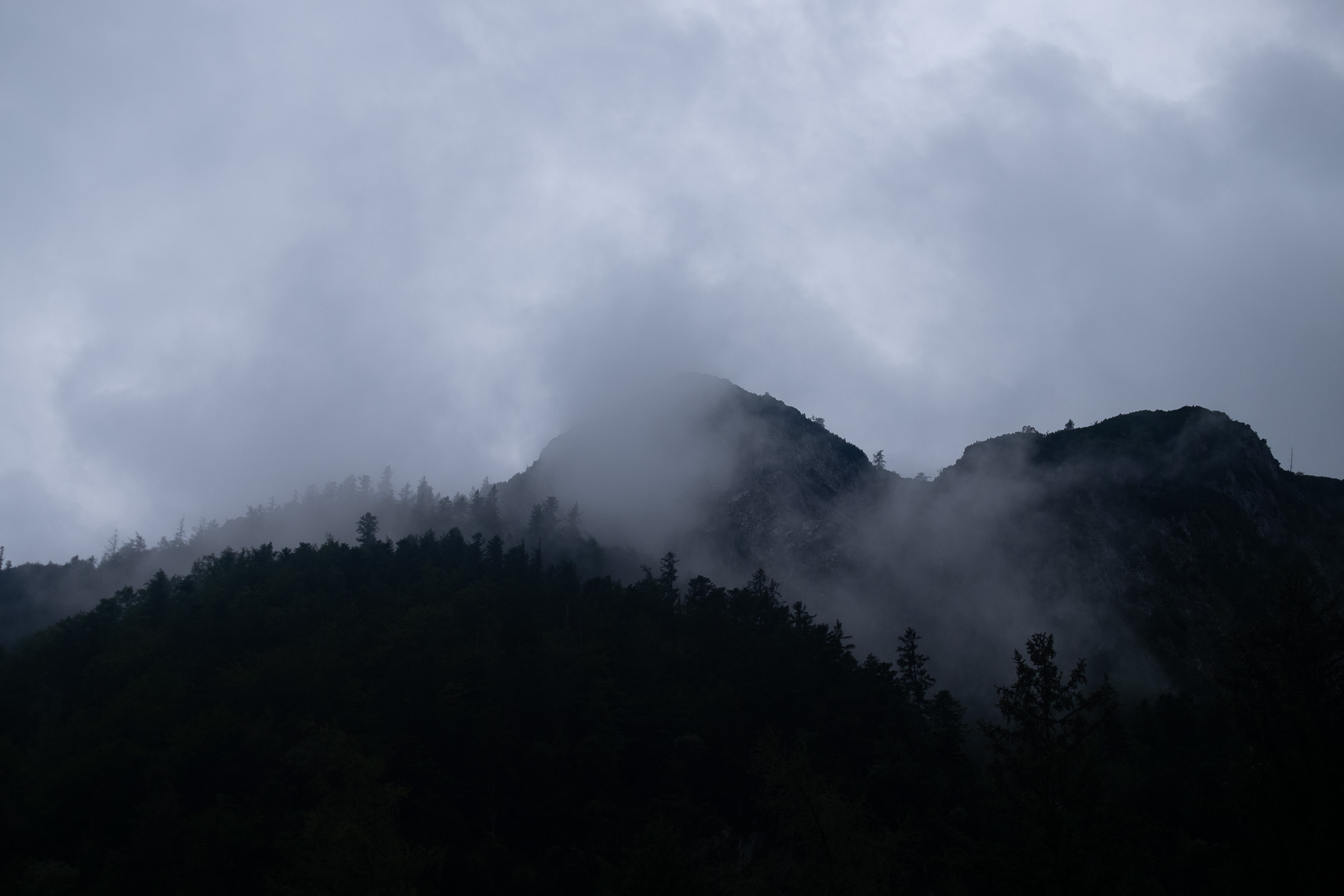 cliff overlooking lake